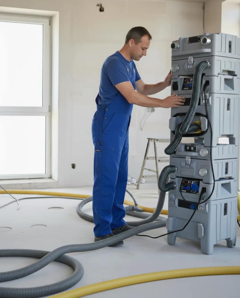 Wasserschadensanierung Dreieich mit professioneller Trocknung und Sanierung nach Wasserschaden