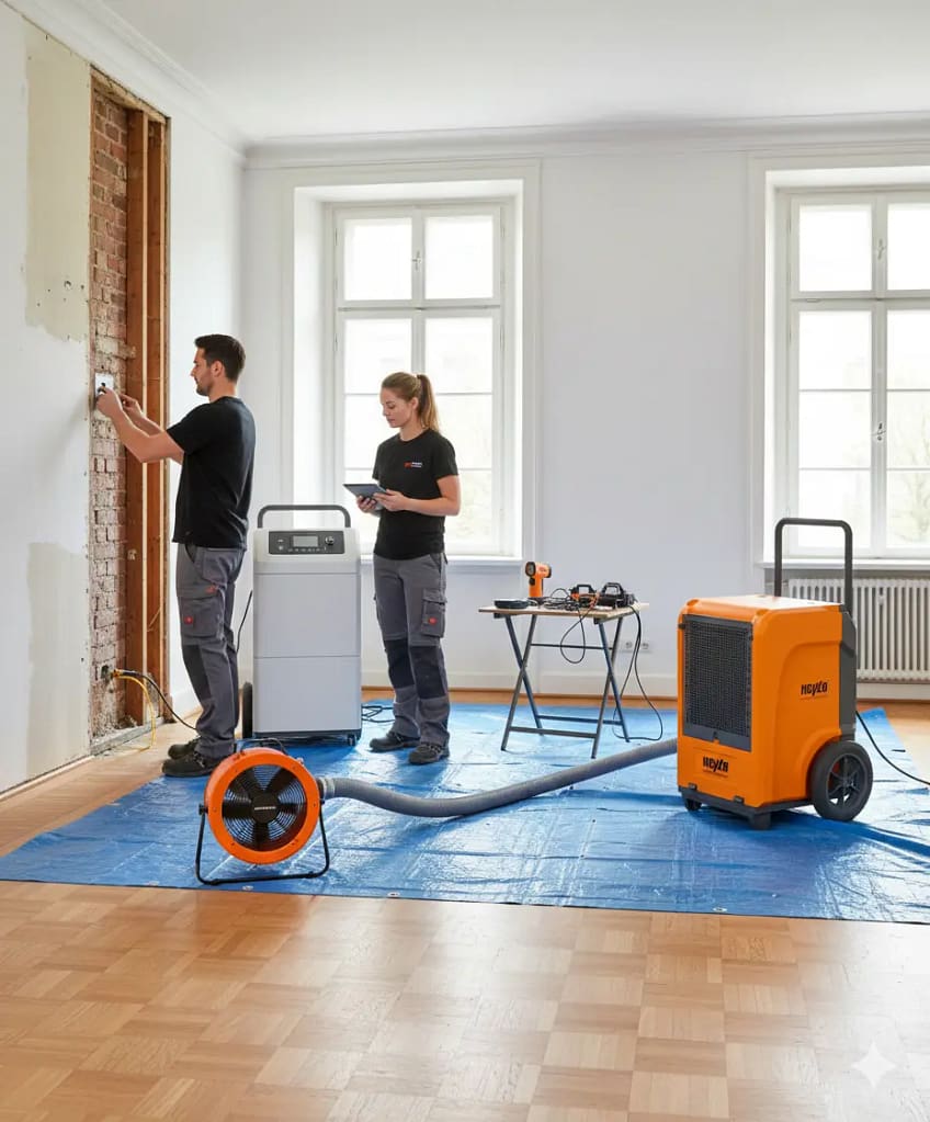 Bautrocknung Darmstadt – technische Trocknung vom Fachbetrieb